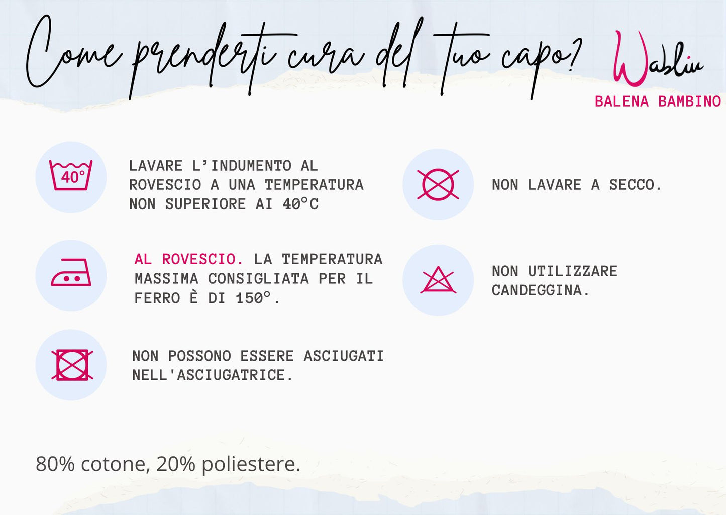 Felpa Bambini "La Balena Di Kris" Unisex