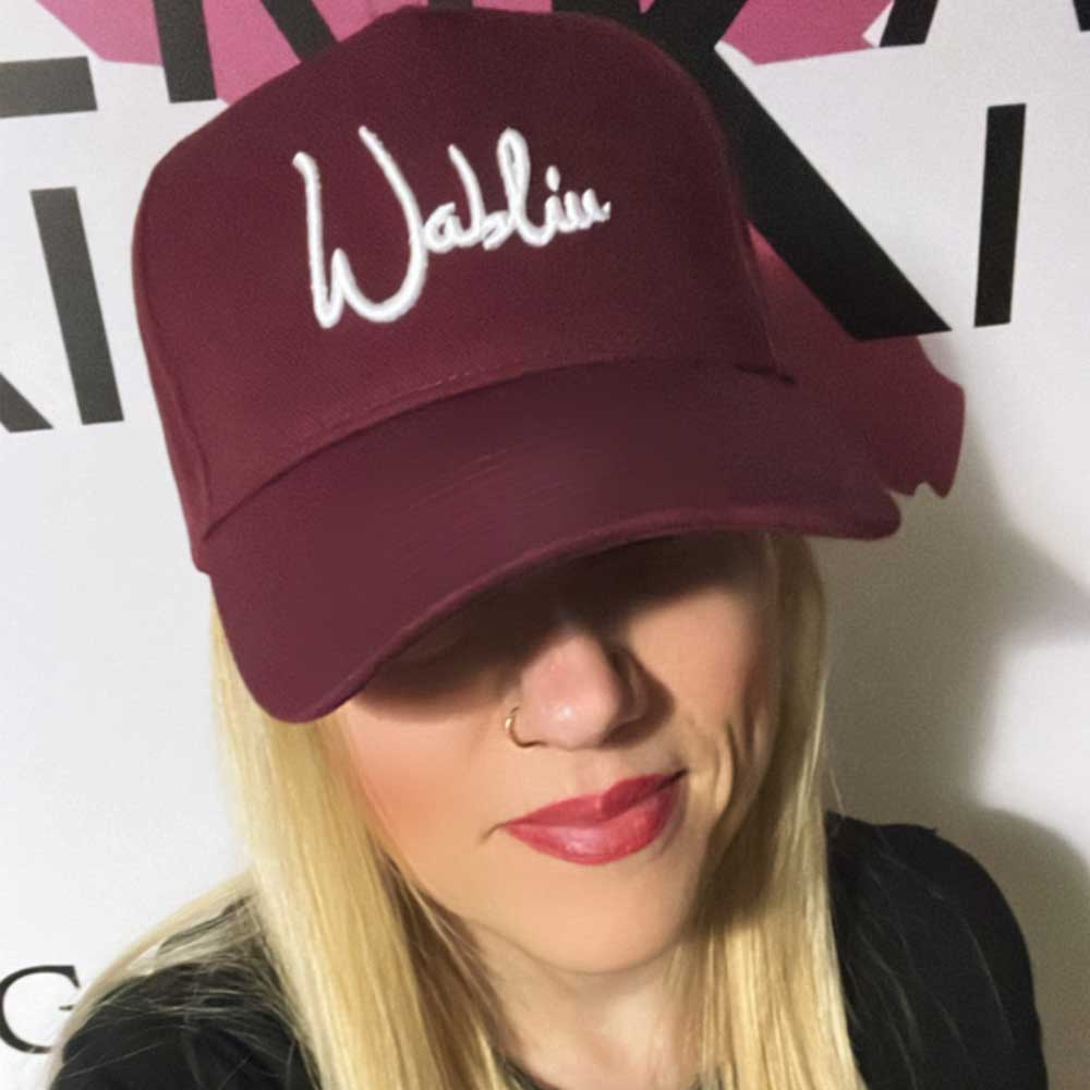 Cappellino Baseball Borgogna – 100% cotone con logo ricamato 3D