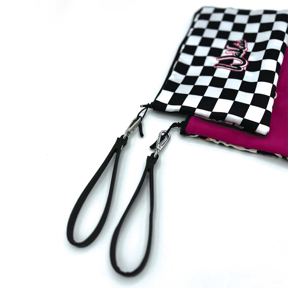 Pochette Maculato e Fucsia – Made in Italy con Passante