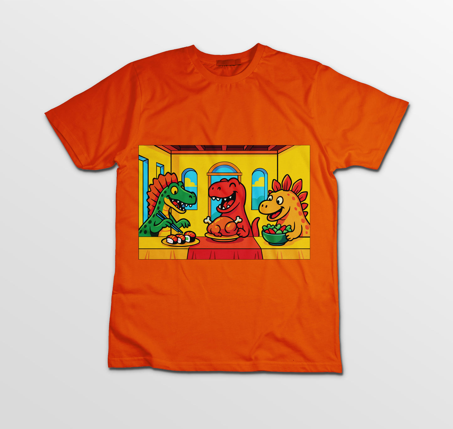 Maglietta Dino Edition – 100% Cotone, Stampa DTF ad Alta Qualità - Bambini
