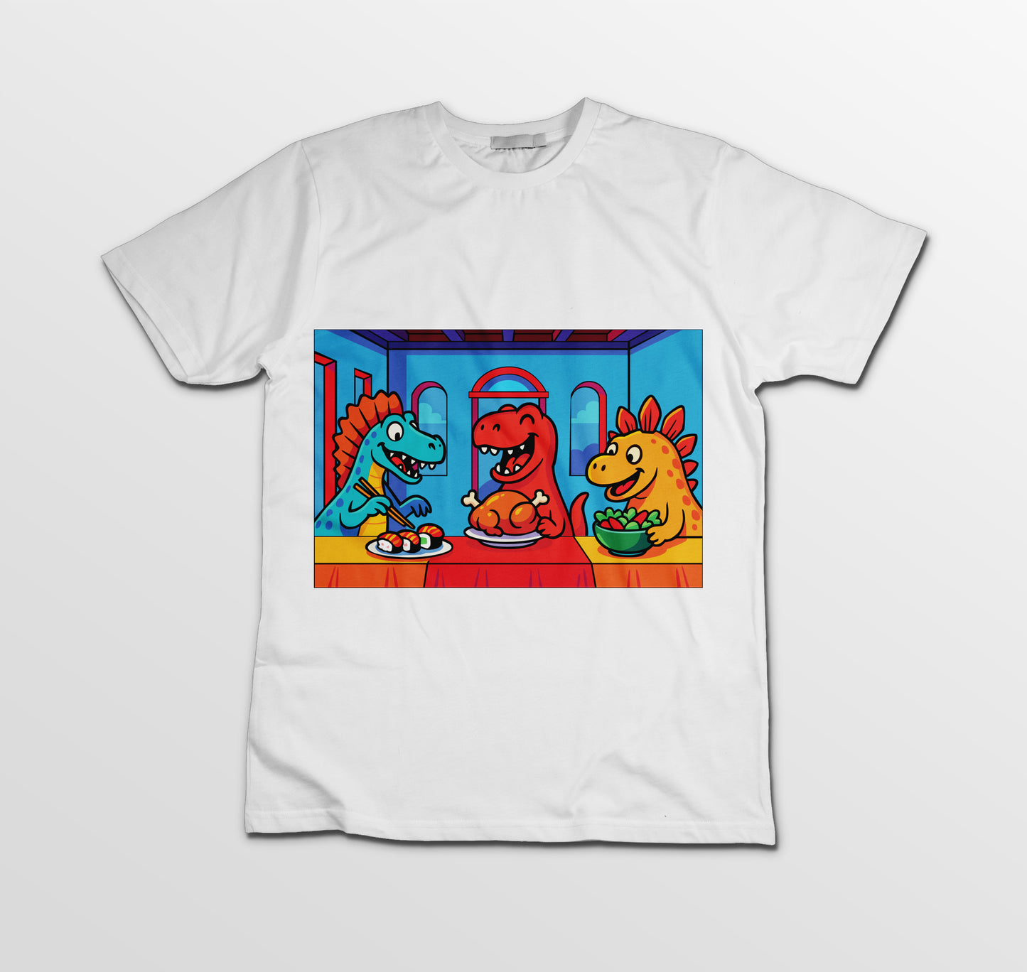 Maglietta Dino Edition – 100% Cotone, Stampa DTF ad Alta Qualità - Bambini