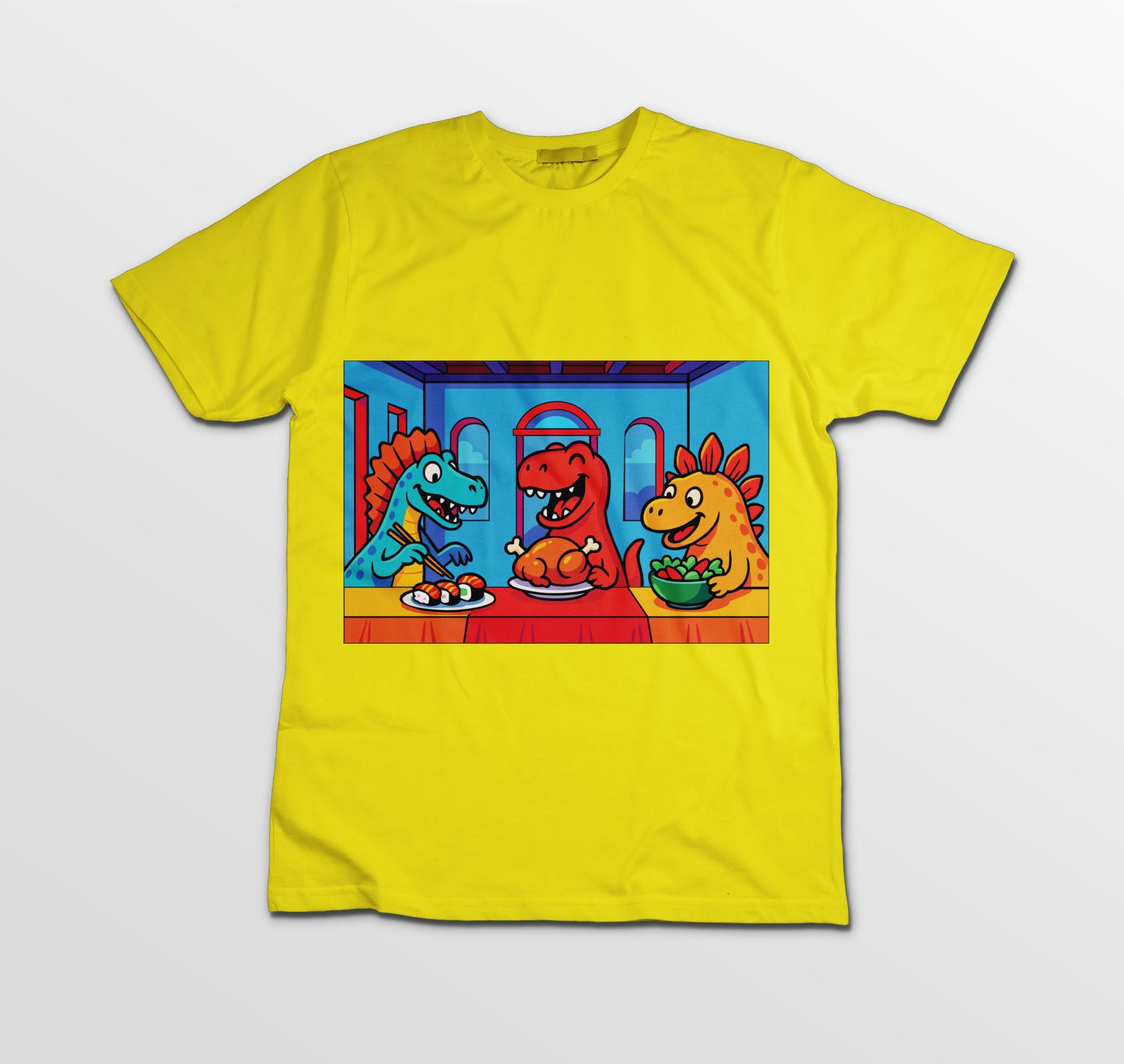 Maglietta Dino Edition – 100% Cotone, Stampa DTF ad Alta Qualità - Bambini
