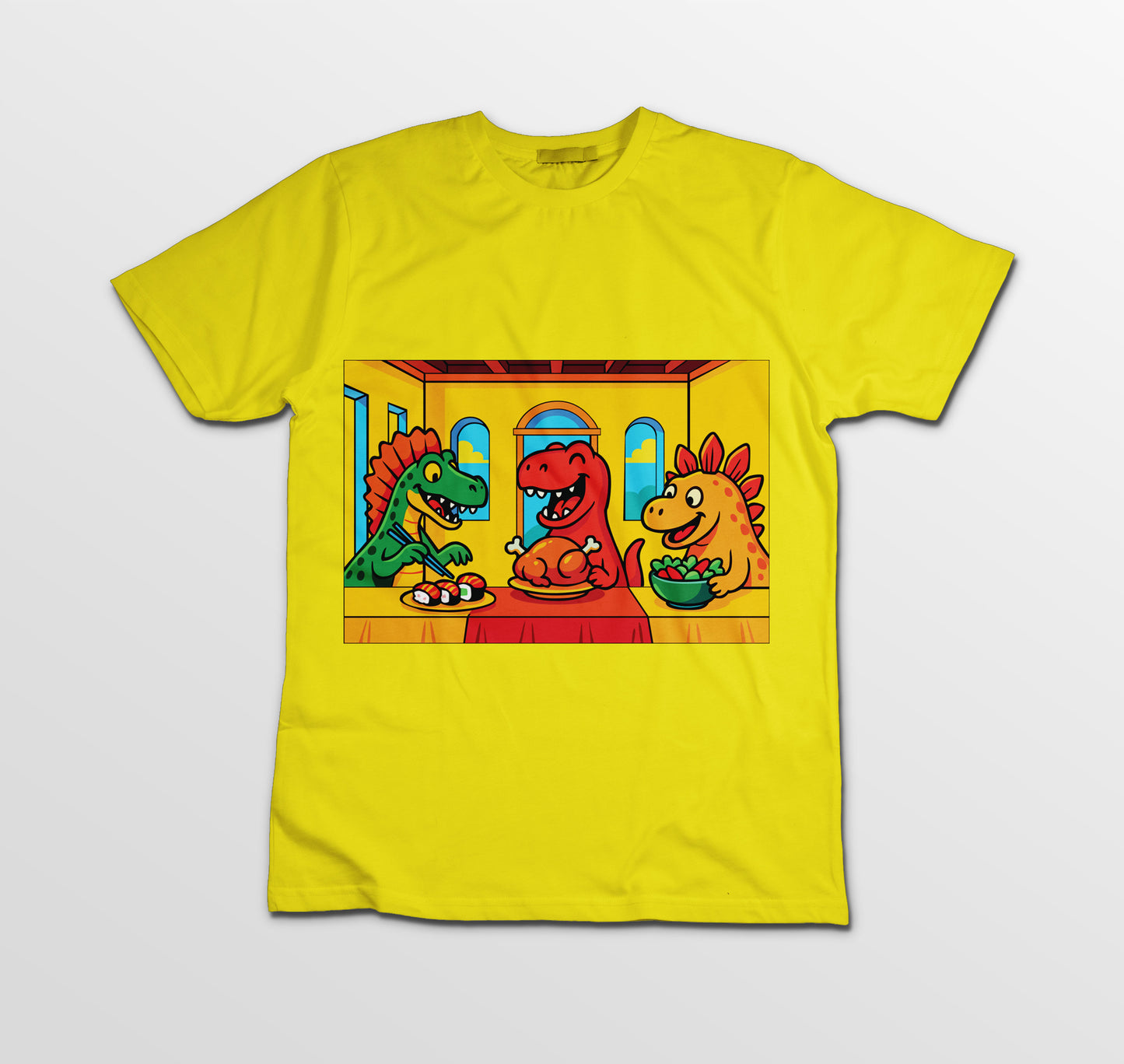 Maglietta Dino Edition – 100% Cotone, Stampa DTF ad Alta Qualità - Bambini
