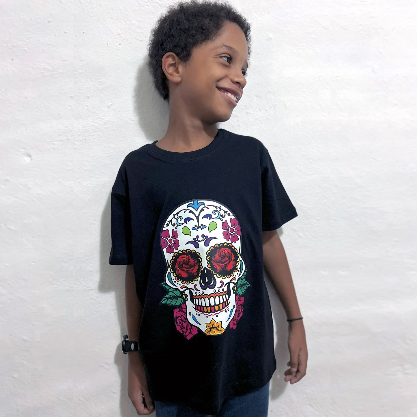 T-shirt bambini Santa Muerte – Cotone 100%