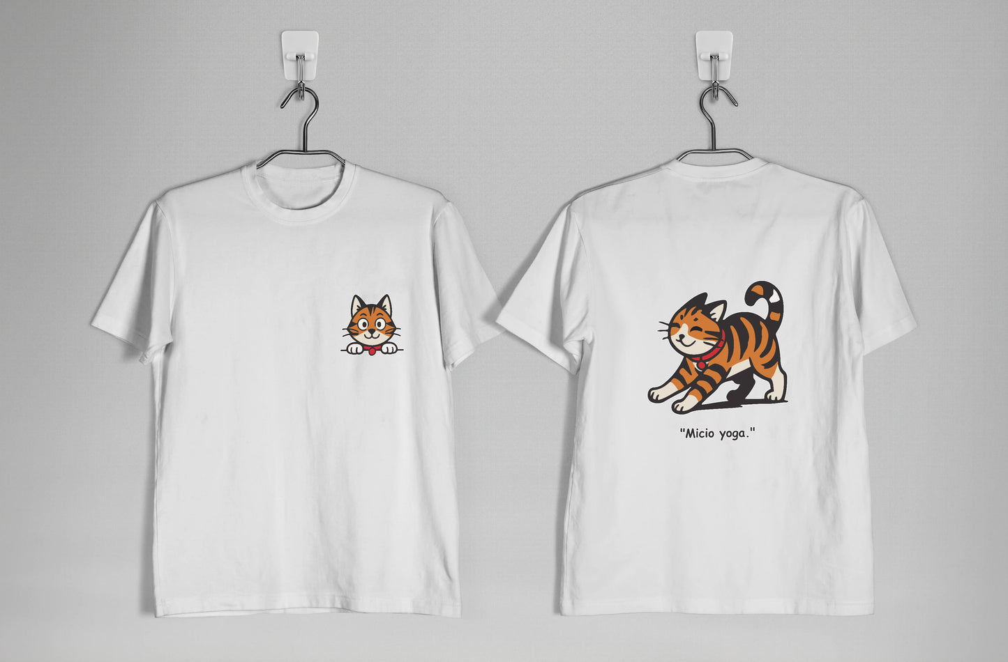 T-shirt “Micio Yoga” | Zen felino per ogni giornata - Adulti Unisex