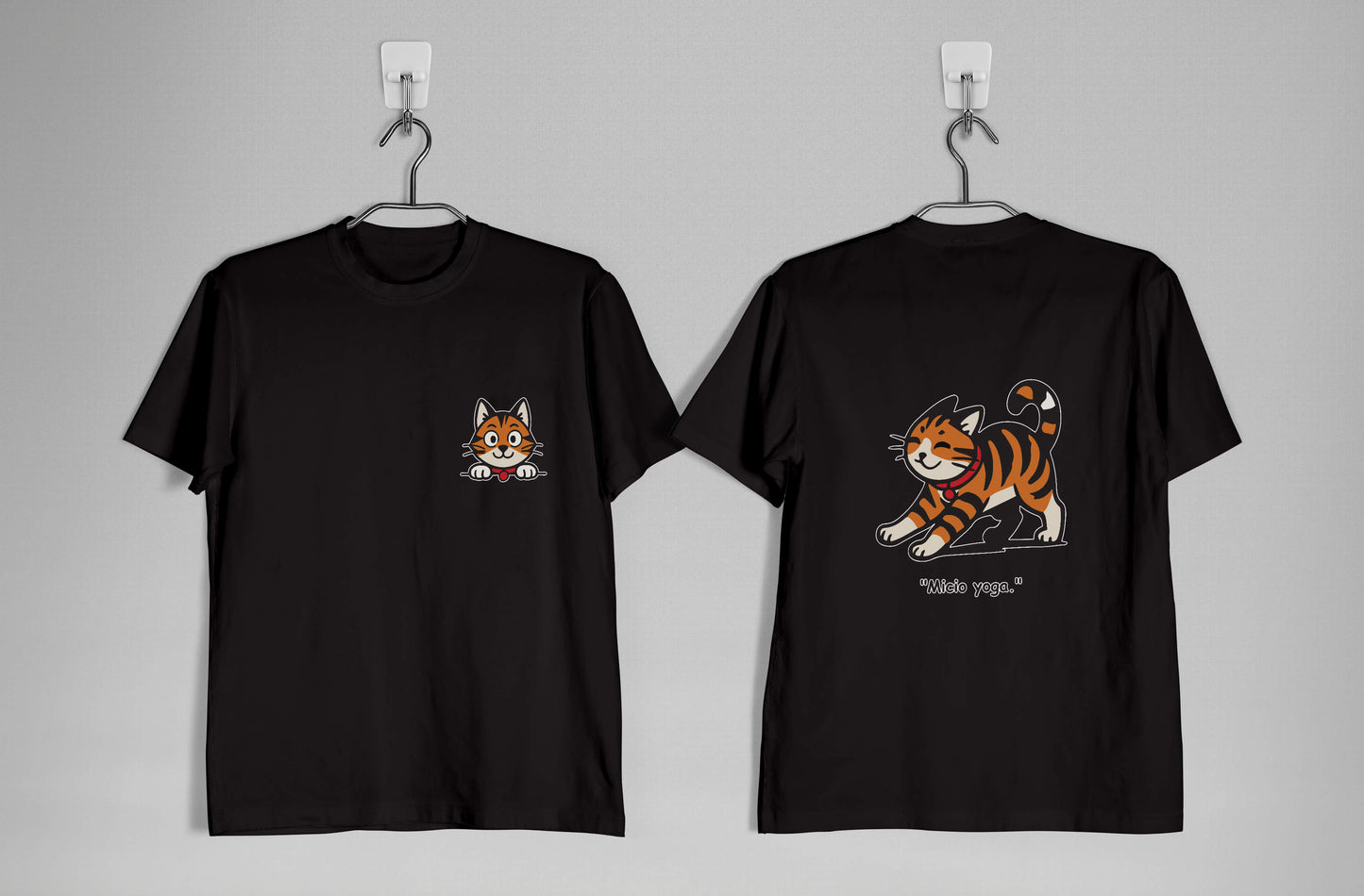 T-shirt “Micio Yoga” | Zen felino per ogni giornata - Adulti Unisex