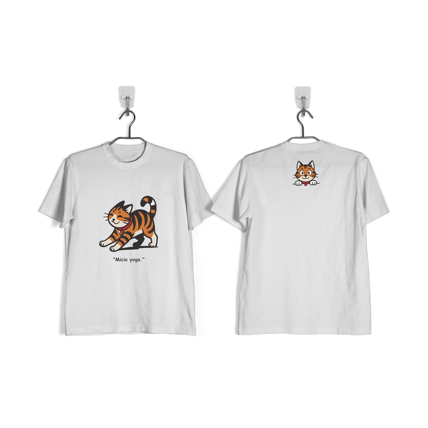 T-shirt “Micio Yoga” | Zen felino per ogni giornata - Bambini Unisex