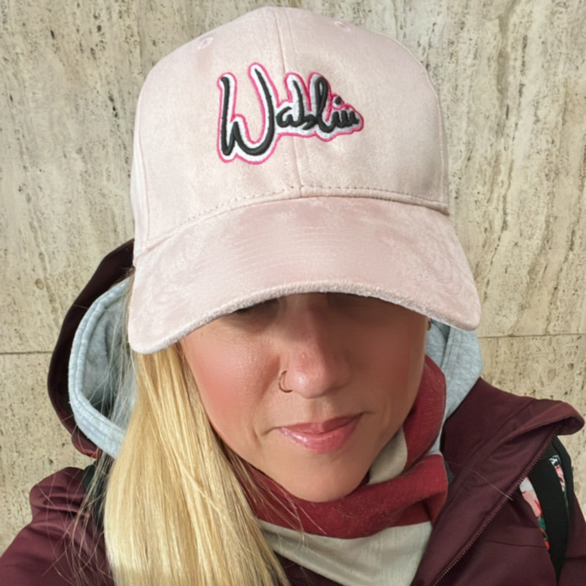 Cappello Baseball Uomo/Donna Rosa – Ricamo 3D