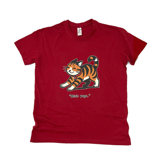 T-shirt “Micio Yoga” | Zen felino per ogni giornata - Adulti Unisex