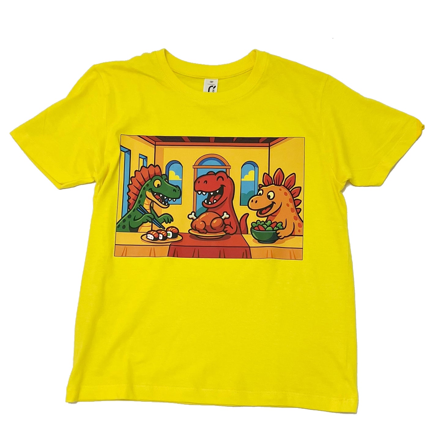 Maglietta Dino Edition – 100% Cotone, Stampa DTF ad Alta Qualità - Bambini