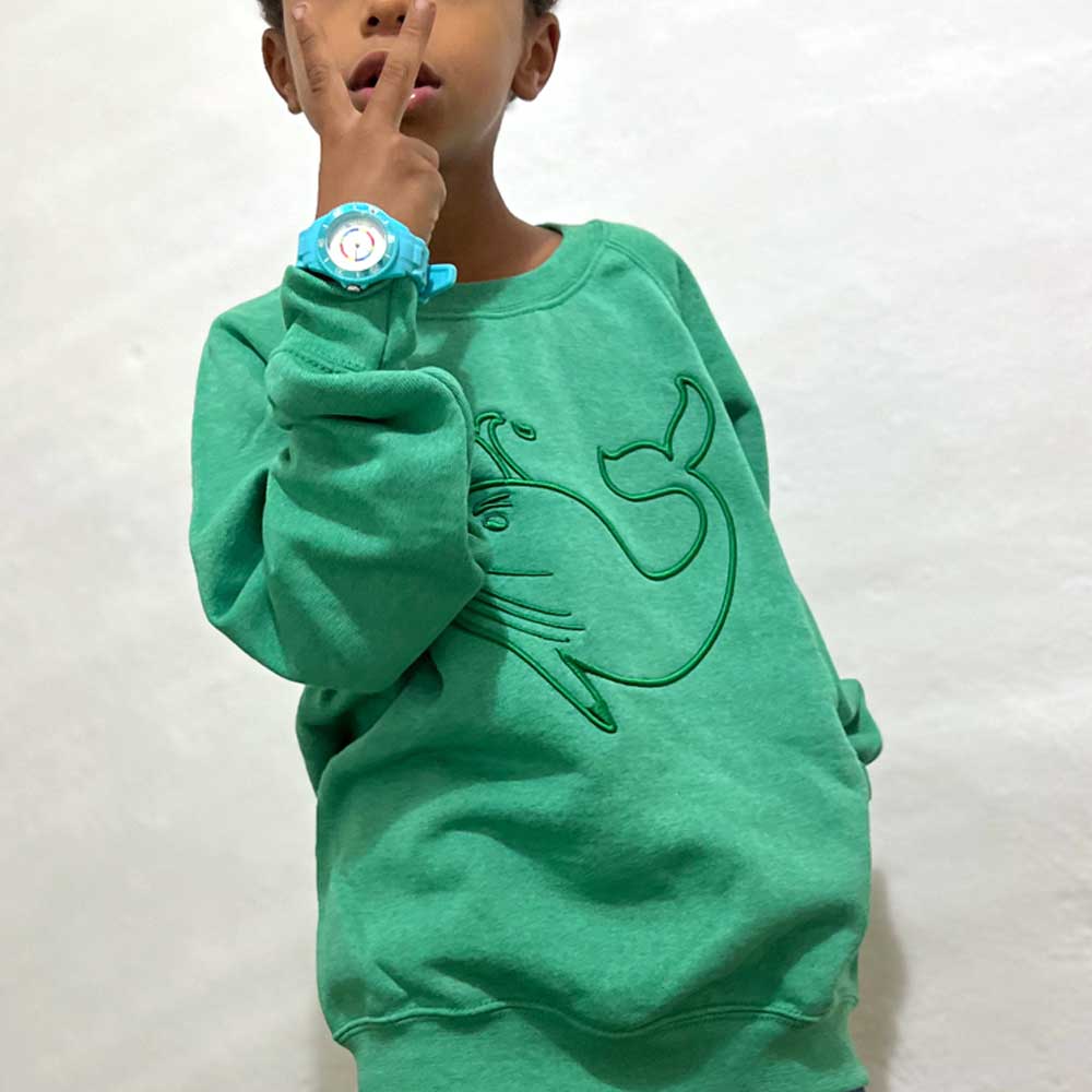 Felpa Bambini "La Balena Di Kris" Unisex