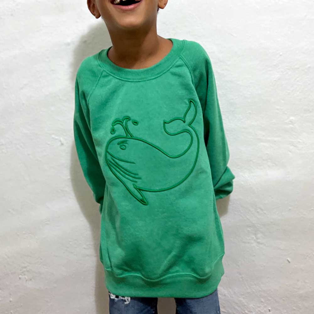 Felpa Bambini "La Balena Di Kris" Unisex