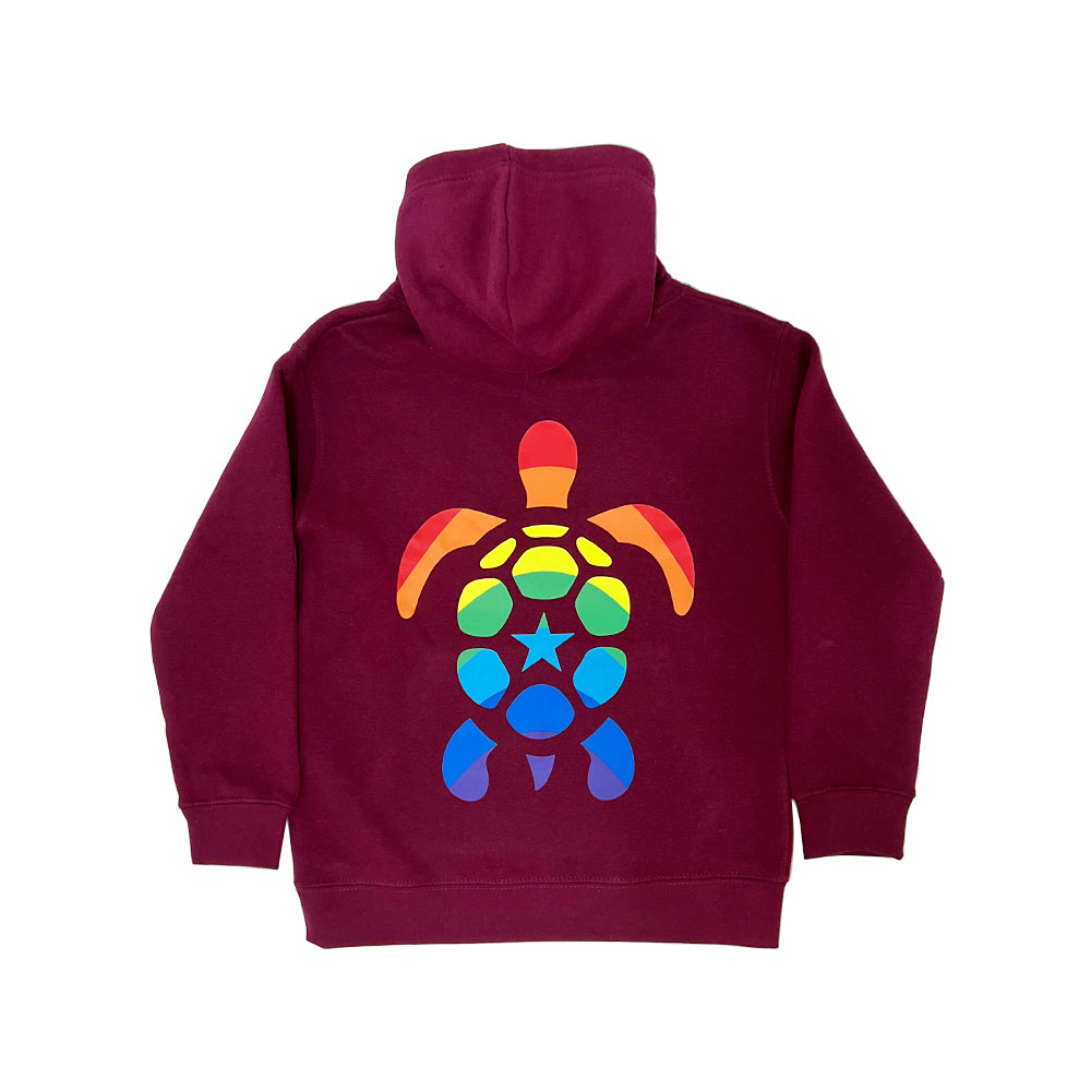 Felpa Bambini “Rainbow Turtle” – Cotone Organico