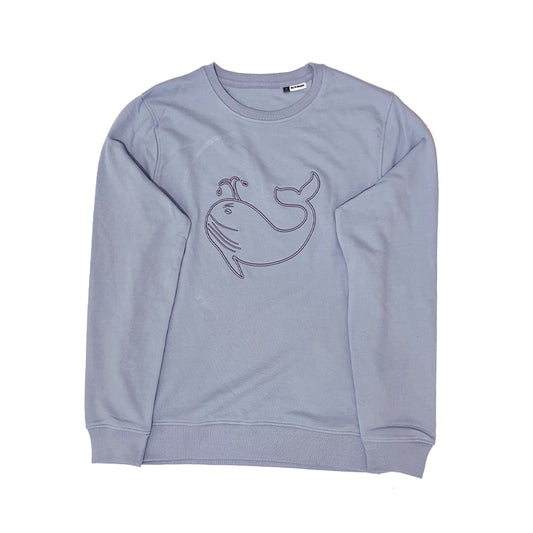Felpa Uomo "La Balena Di Kris" Organic cotton
