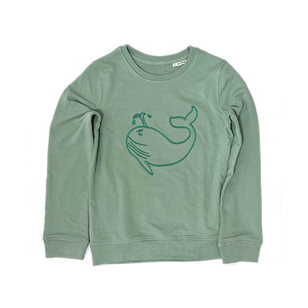 Felpa Donna "La Balena Di Kris" Organic cotton