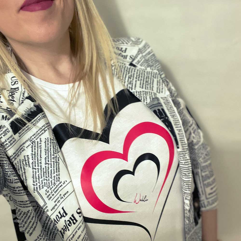 T-shirt Donna 3 Cuori