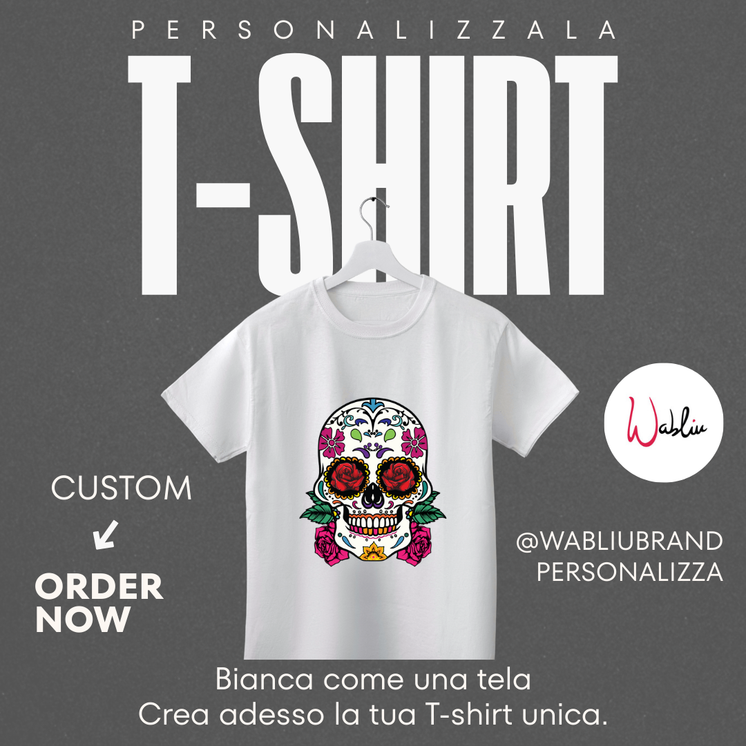 T-shirt personalizzate con logo o grafica – Adulti Unisex