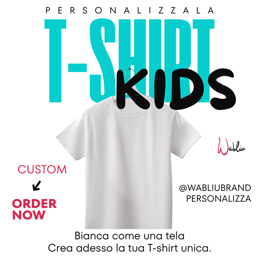 T-shirt personalizzate – Bambini Unisex