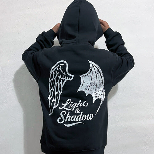 Felpa Bambini Unisex “Luce e Ombra” – Effetto Grunge