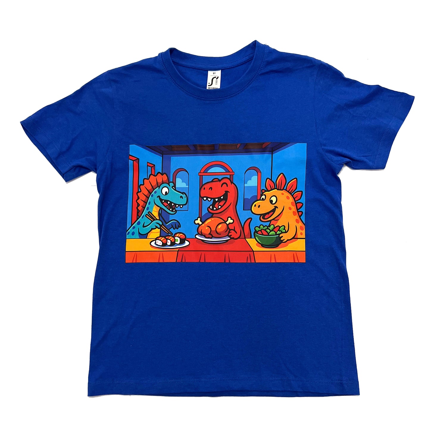 Maglietta Dino Edition – 100% Cotone, Stampa DTF ad Alta Qualità - Bambini