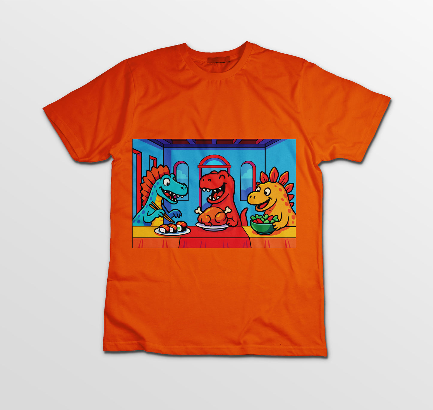 Maglietta Dino Edition – 100% Cotone, Stampa DTF ad Alta Qualità - Bambini