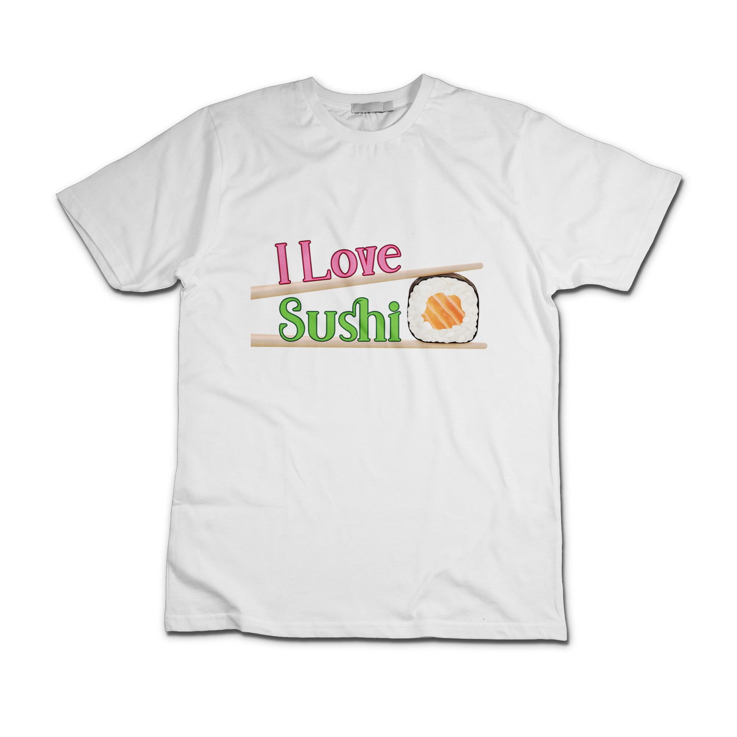 T-shirt “I Love Sushi” – Cotone 100% Adulti Unisex