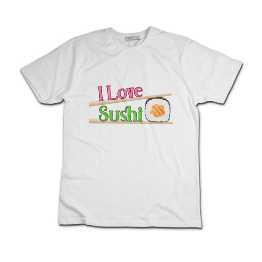 T-shirt “I Love Sushi” – Cotone 100% Adulti Unisex