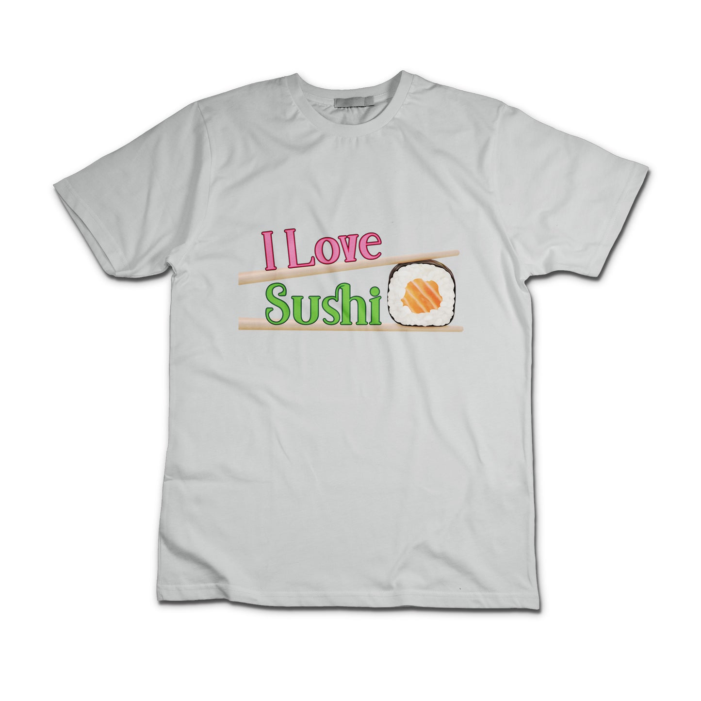 T-shirt “I Love Sushi” – Cotone 100% Adulti Unisex