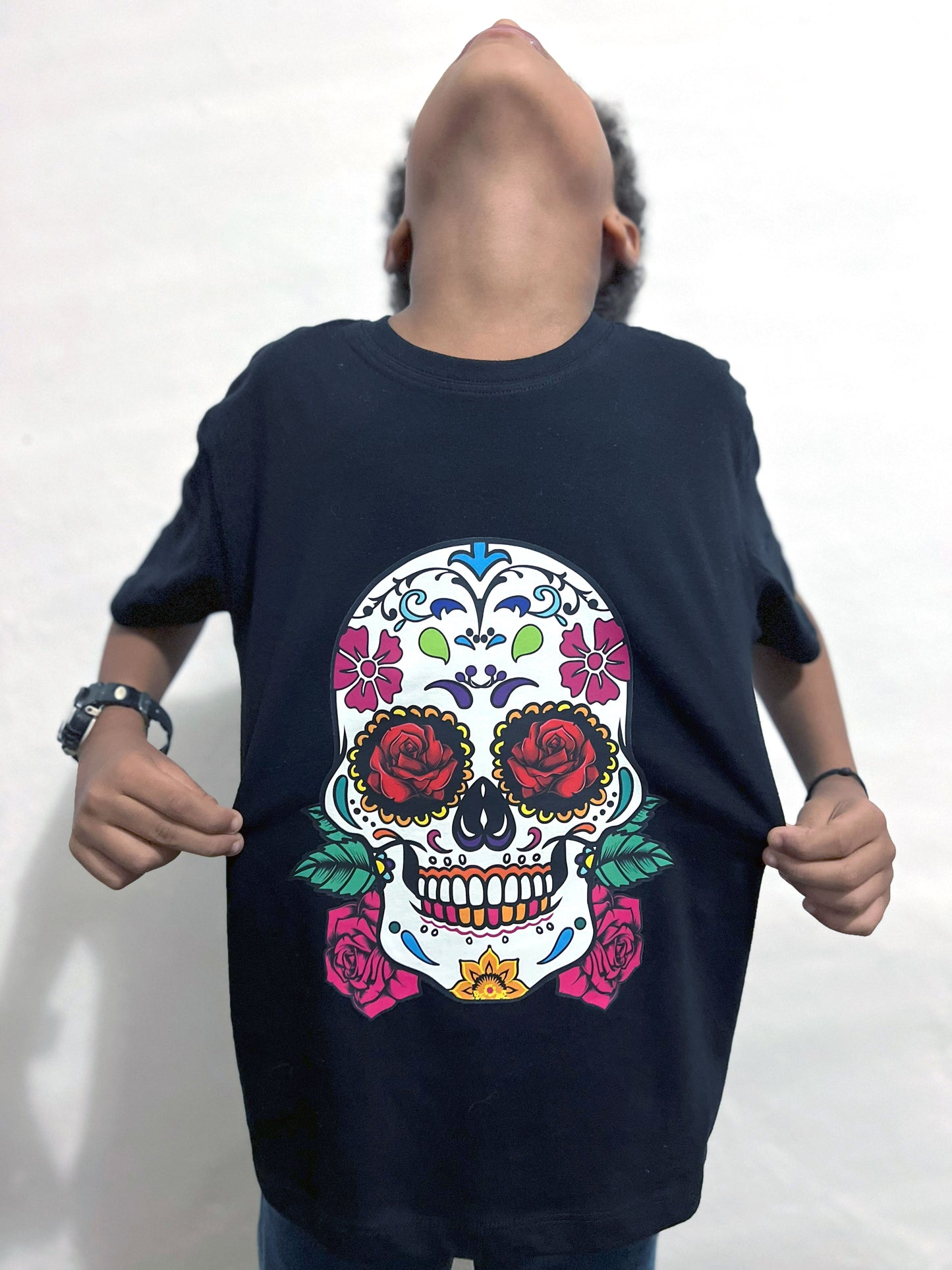 T-shirt bambini Santa Muerte – Cotone 100%