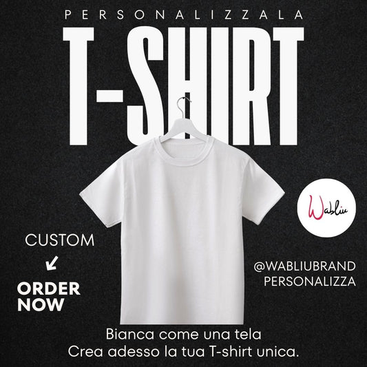 T-shirt personalizzate con logo o grafica – Adulti Unisex