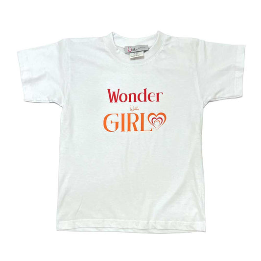 T-shirt Bambina “Wonder Girl” – 100% cotone